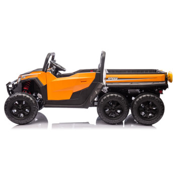 Pojazd Na Akumulator 6 Kół XB-1038A 4x4 24V Pomarańczowy