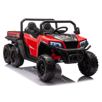 Pojazd Na Akumulator 6 Kół XB-1038A 4x4 24V Czerwony