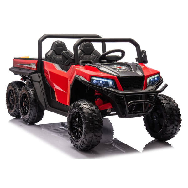Pojazd Na Akumulator 6 Kół XB-1038A 4x4 24V Czerwony