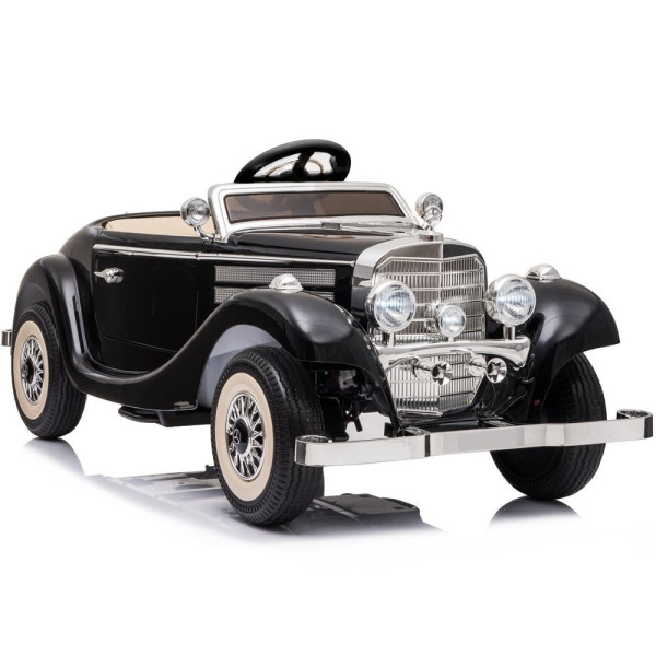 Auto Na Akumulator Mercedes 540K Klasyk Premium Światła LED MP3 Czarny