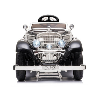 Auto Na Akumulator Mercedes 540K Klasyk Premium Światła LED MP3 Czarny