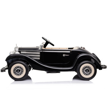 Auto Na Akumulator Mercedes 540K Klasyk Premium Światła LED MP3 Czarny