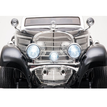 Auto Na Akumulator Mercedes 540K Klasyk Premium Światła LED MP3 Czarny
