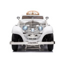 Auto Na Akumulator Mercedes Benz 540K Klasyk Premium Światła LED MP3 Biały
