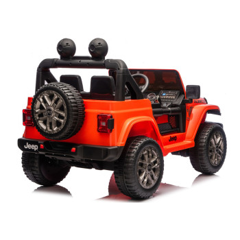 Pojazd Na Akumulator Jeep Rubicon 4x4 DK-JWR556 4x200W 24V Pomarańczowy