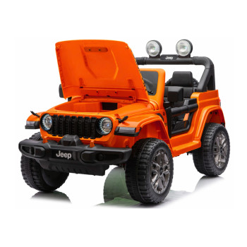 Pojazd Na Akumulator Jeep Rubicon 4x4 DK-JWR556 4x200W 24V Pomarańczowy