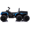 Quad Na Akumulator ATV 6 Kół Z Przyczepką JC606 24V 4x4 Niebieski