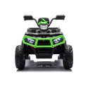 Quad Na Akumulator ATV 6 Kół Z Przyczepką JC606 24V 4x4 Zielony