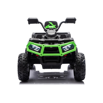 Quad Na Akumulator ATV 6 Kół Z Przyczepką JC606 24V 4x4 Zielony