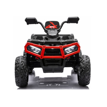 Quad Na Akumulator ATV 6 Kół Z Przyczepką JC606 24V 4x4 Czerwony