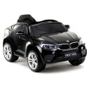 Auto na Akumulator BMW X6 SUV Światła LED MP3 Samchód Pojazd Czarny