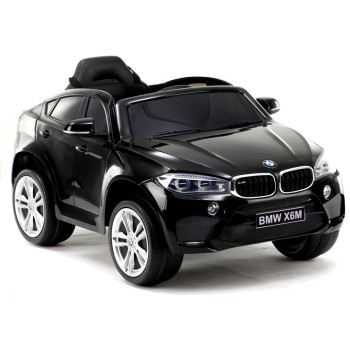 Auto na Akumulator BMW X6 SUV Światła LED MP3 Samchód Pojazd Czarny