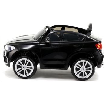 Auto na Akumulator BMW X6 SUV Światła LED MP3 Samchód Pojazd Czarny