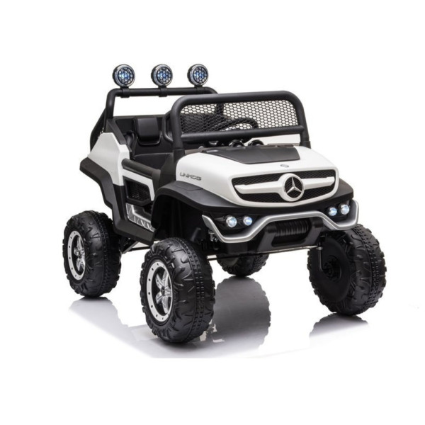 Pojazd na Akumulator Mercedes Unimog S Światła LED MP3 Pilot Biały