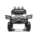 Pojazd na Akumulator Mercedes Unimog S Światła LED MP3 Pilot Biały