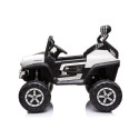 Pojazd na Akumulator Mercedes Unimog S Światła LED MP3 Pilot Biały