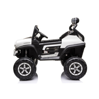 Pojazd na Akumulator Mercedes Unimog S Światła LED MP3 Pilot Biały