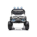 Pojazd na Akumulator Mercedes Unimog S Światła LED MP3 Pilot Biały