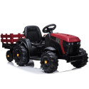 Traktor z Przyczepą Na Akumulator BDM0925 Koła EVA MP3 Czerwony
