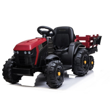 Traktor z Przyczepą Na Akumulator BDM0925 Koła EVA MP3 Czerwony