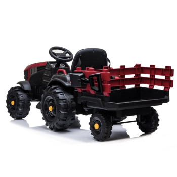 Traktor z Przyczepą Na Akumulator BDM0925 Koła EVA MP3 Czerwony