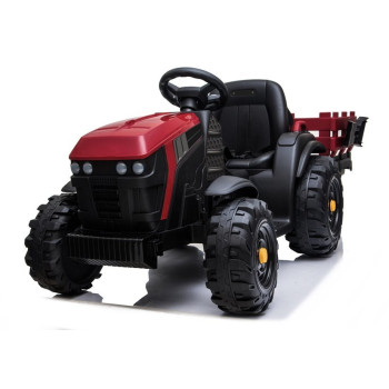 Traktor z Przyczepą Na Akumulator BDM0925 Koła EVA MP3 Czerwony