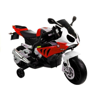 Motor Na Akumulator BMW S1000RR Dla Dzieci Czerwony Trójkołowy