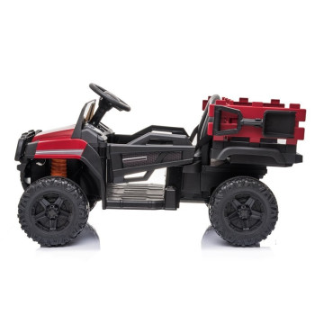 Auto na akumulator BDM0926 Dla Dzieci Światła LED MP3 Pilot Czerwony
