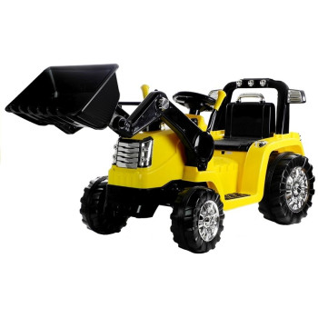 Traktor Koparka Na Akumulator ZP1005 Dla Dzieci Z Ruchomą Łyżką Żółta