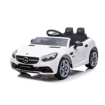 Auto Na Akumulator Mercedes SLC 300 Światła LED MP3 Pilot Biały