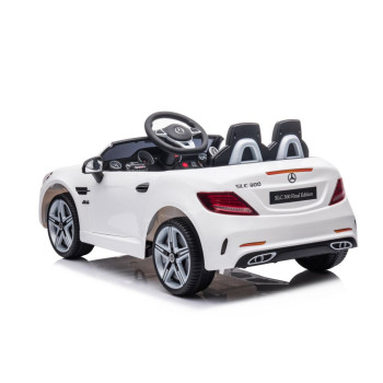 Auto Na Akumulator Mercedes SLC 300 Światła LED MP3 Pilot Biały