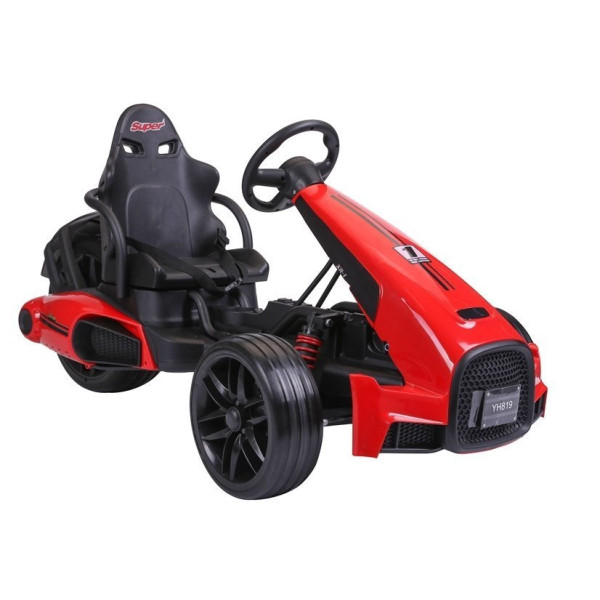 Gokart na Akumulator Dla Dzieci CH9939 Koła EVA Klakson Czerwony