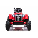 Traktor na Akumulator z Przyczepą CH9959 Światła LED Pilot Radio Czerwony