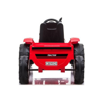 Traktor na Akumulator z Przyczepą CH9959 Światła LED Pilot Radio Czerwony