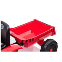 Traktor na Akumulator z Przyczepą CH9959 Światła LED Pilot Radio Czerwony