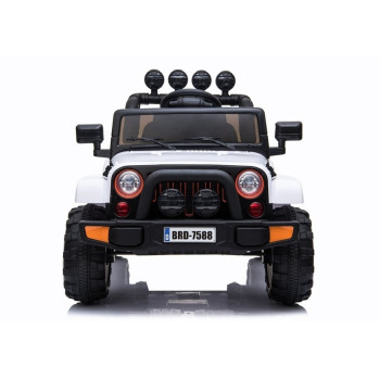 Auto Na Akumulator Jeep BRD-7588 Światła LED MP3 Pilot Biały 4x4