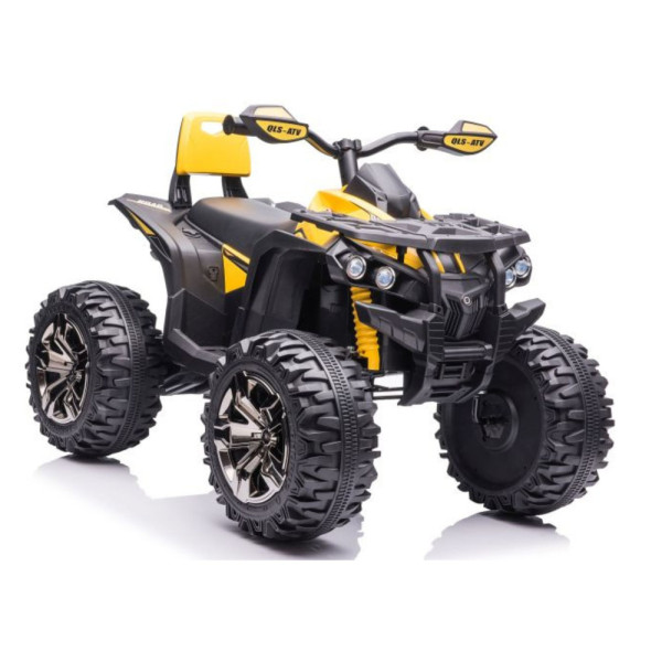 Quad Na Akumulator Z Oparciem QLS-3288 ŚwIatła LED MP3 Żółty