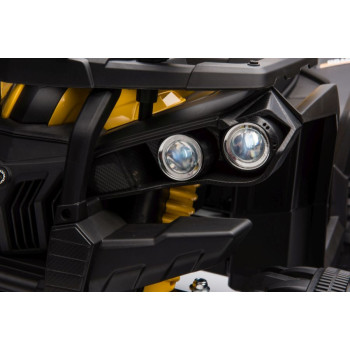 Quad Na Akumulator Z Oparciem QLS-3288 ŚwIatła LED MP3 Żółty