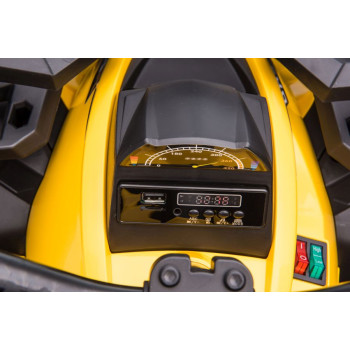 Quad Na Akumulator Z Oparciem QLS-3288 ŚwIatła LED MP3 Żółty