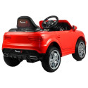 Auto Pojazd Na Akumulator HL1538 Pilot Światła LED MP3 Czerwone