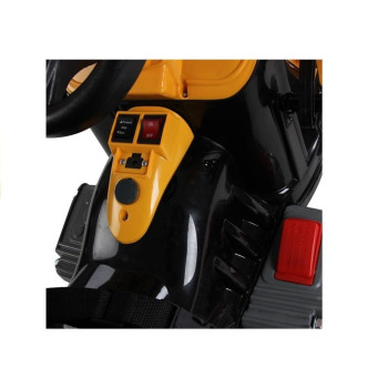 Traktor na akumulator z Łyżką Koparka Pomarańczowy