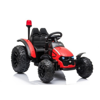 Traktor na akumulator z Przyczepą HZB-200 Światła LED MP3 Czerwony