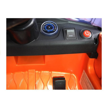 Auto na Akumulator HL1638 Dla Dzieci Światła LED MP3 Pilot Pomarańczowe
