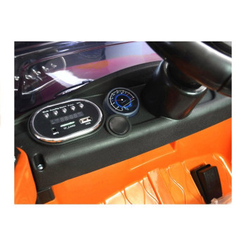 Auto na Akumulator HL1638 Dla Dzieci Światła LED MP3 Pilot Pomarańczowe