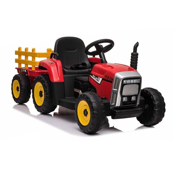 Traktor na Akumulator z Przyczepką XMX611 Czerwony