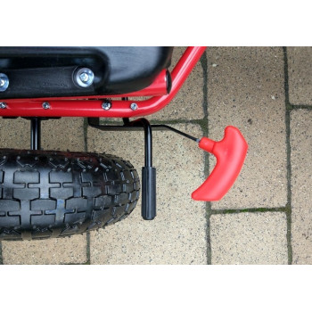 Gokart Czerwony A-15 Pompowane Koła