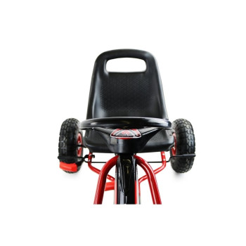Gokart Czerwony A-15 Pompowane Koła