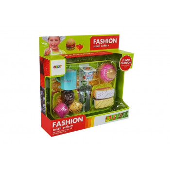 Zestaw Jedzenia Deser Ciasto z Tacką