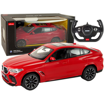 Auto Samochód Zdalnie Sterowany RC BMW X6 Rastar Pilot Czerwone 1:14