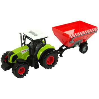 Zestaw Trzech Traktorów Naczepy Opryskiwacz Farma Ciągnik